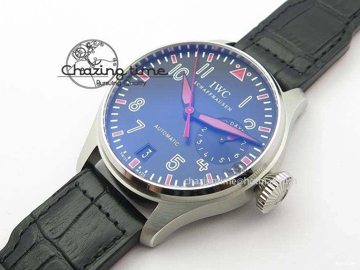 MIROTIME 0220 RelaxedFit Big Pilot Real PR IW500435 “Muhammad Ali” ZF Best Edition On Black Leather Strap A 7295